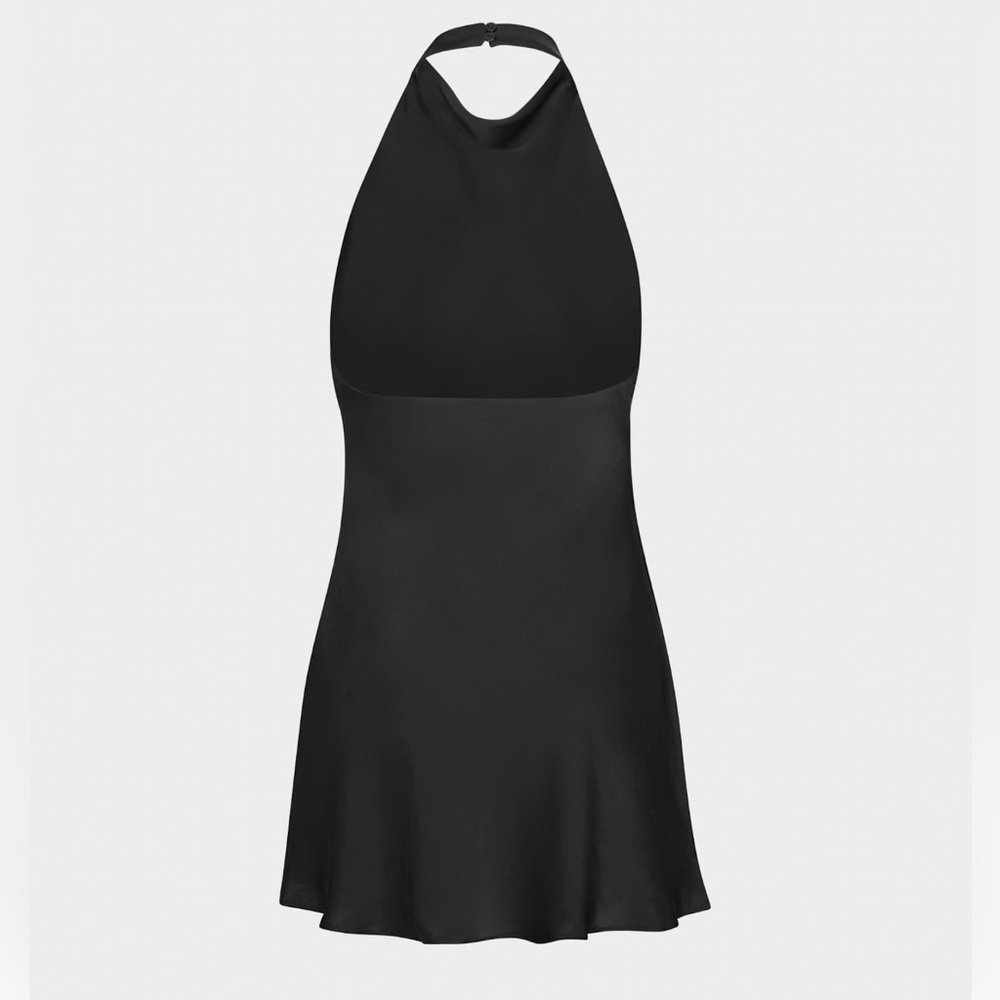 Aritzia Babaton Black Halter Dress - Picture 8 of 9